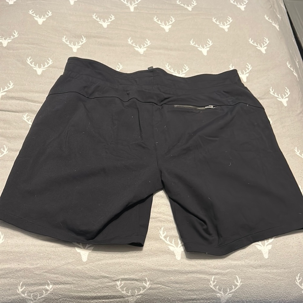 Athleta Metro Downtown Athletic Lounge Shorts Black 1X